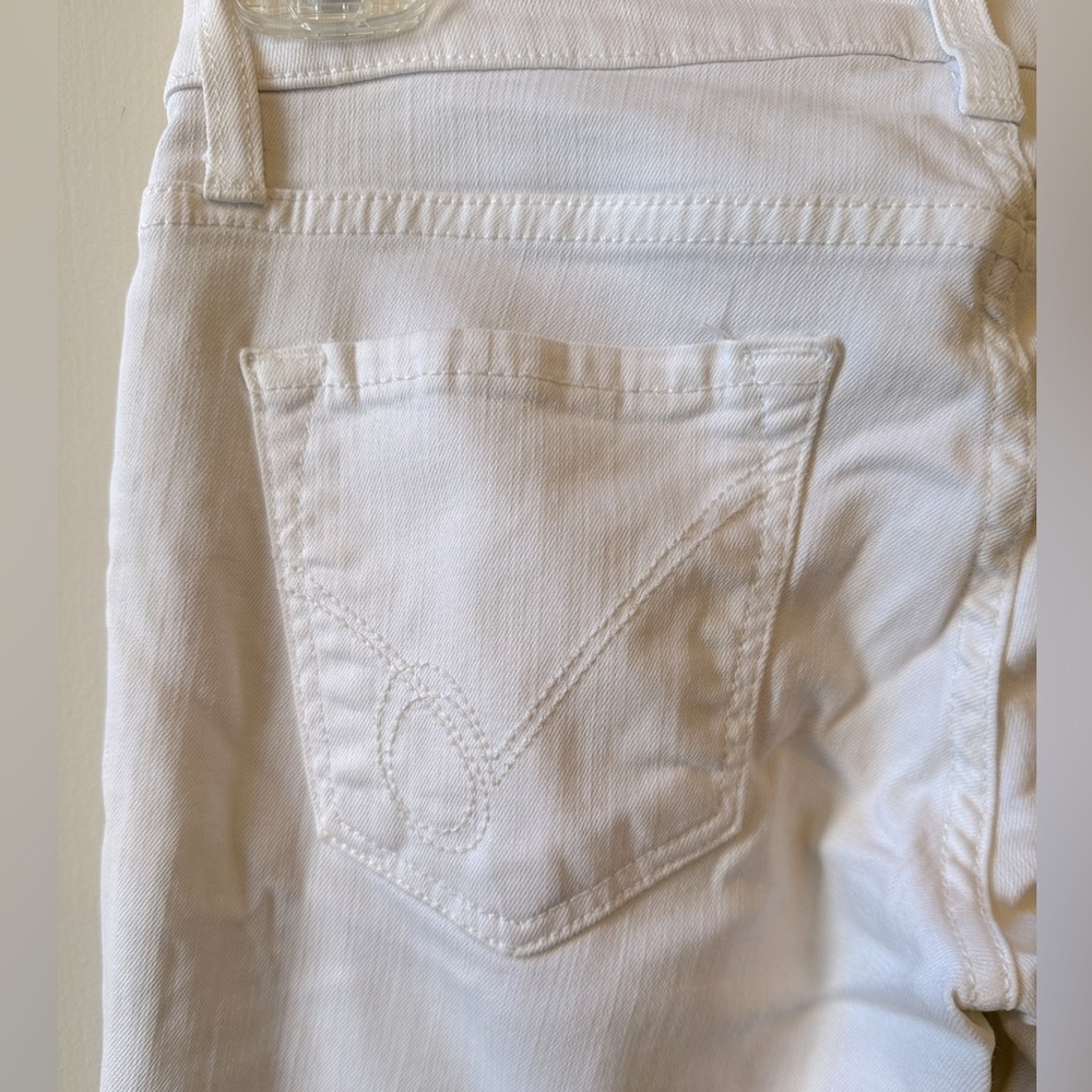 Bebe White skinny jeans size 25